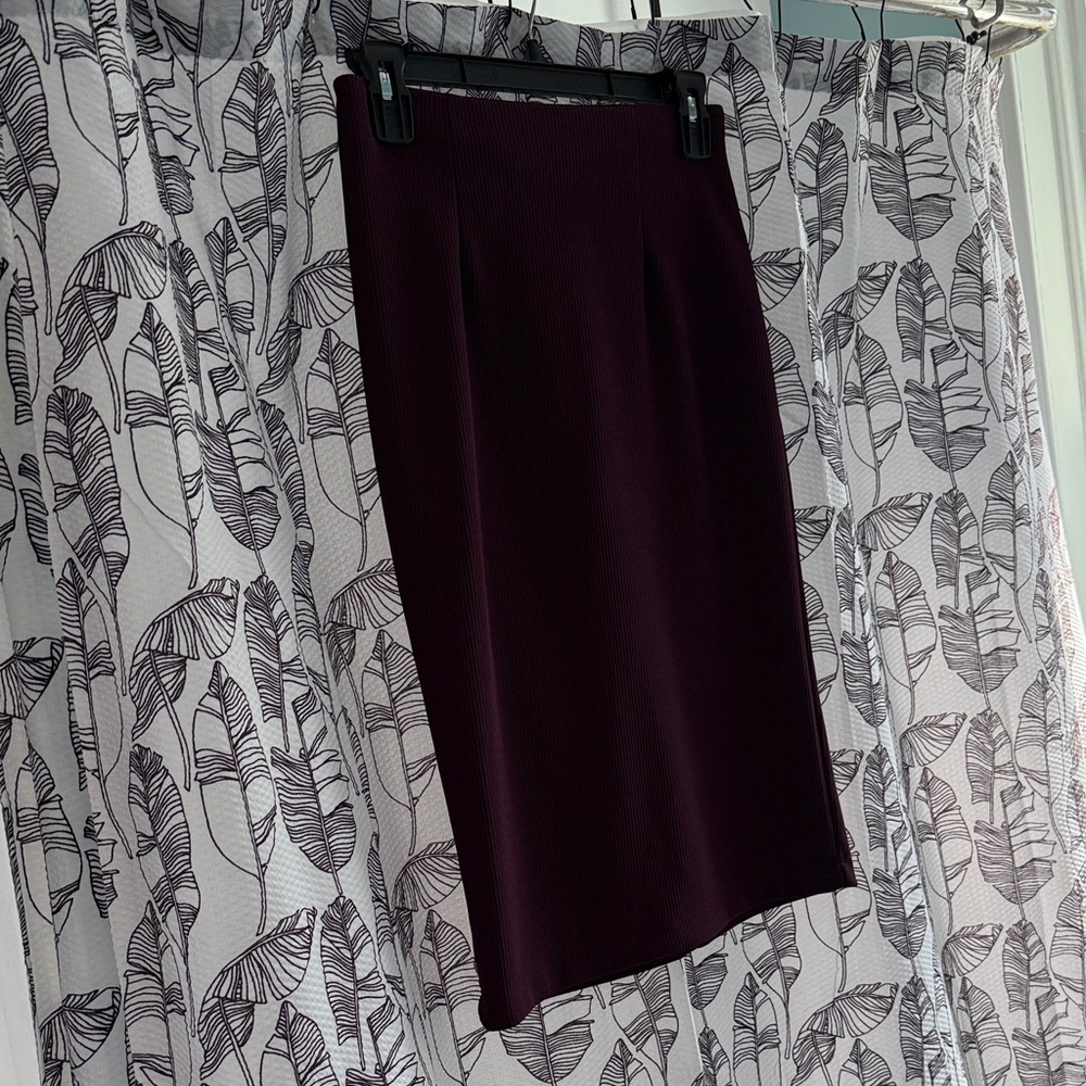 Elegant Plum Women's Skirt